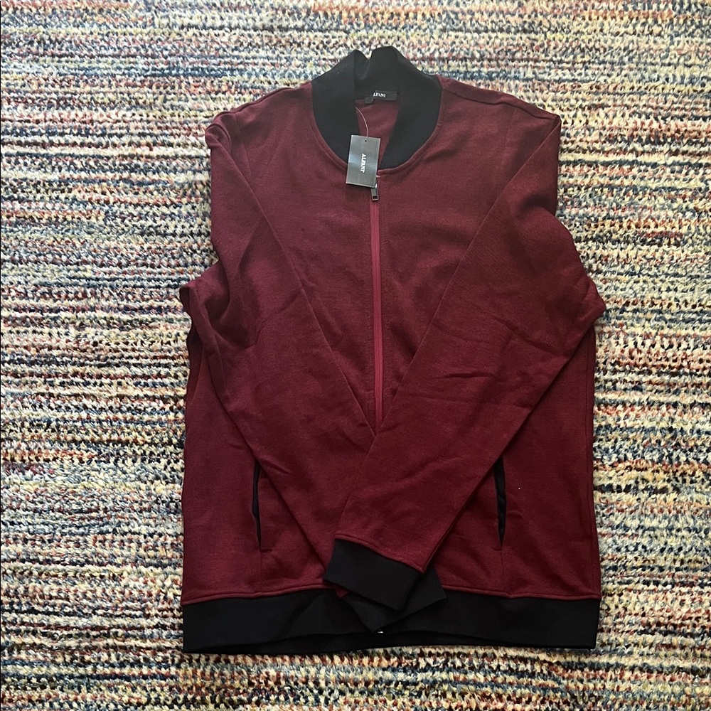 Men's Alfani Burgundy Sweater